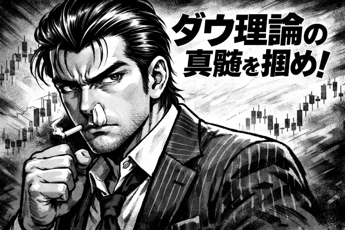 ダウ理論の真髄！トレンド判断と転換の定義を見極めるための解説イメージ