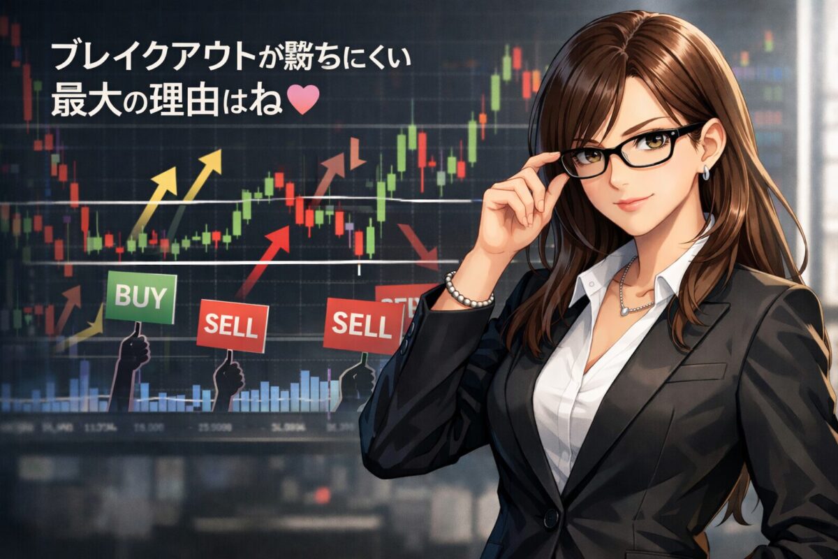 FXのブレイクアウト手法が勝ちにくい構造的な理由と市場参加者の注文集中について