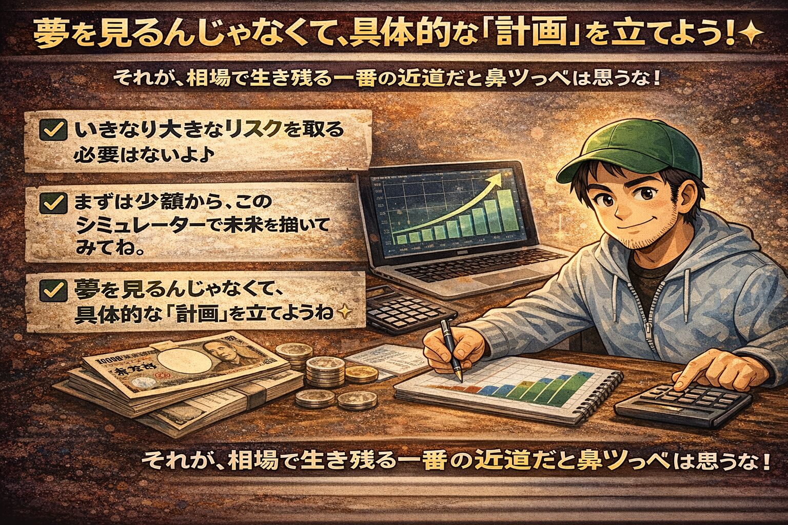 FXで一発逆転を狙わず少額から堅実な資産形成計画を立てるための投資マインドセット