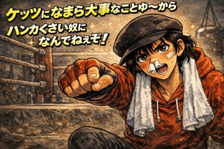 「ケッツになまら大事なことゆ〜から」と語りかける鼻ツっぺ