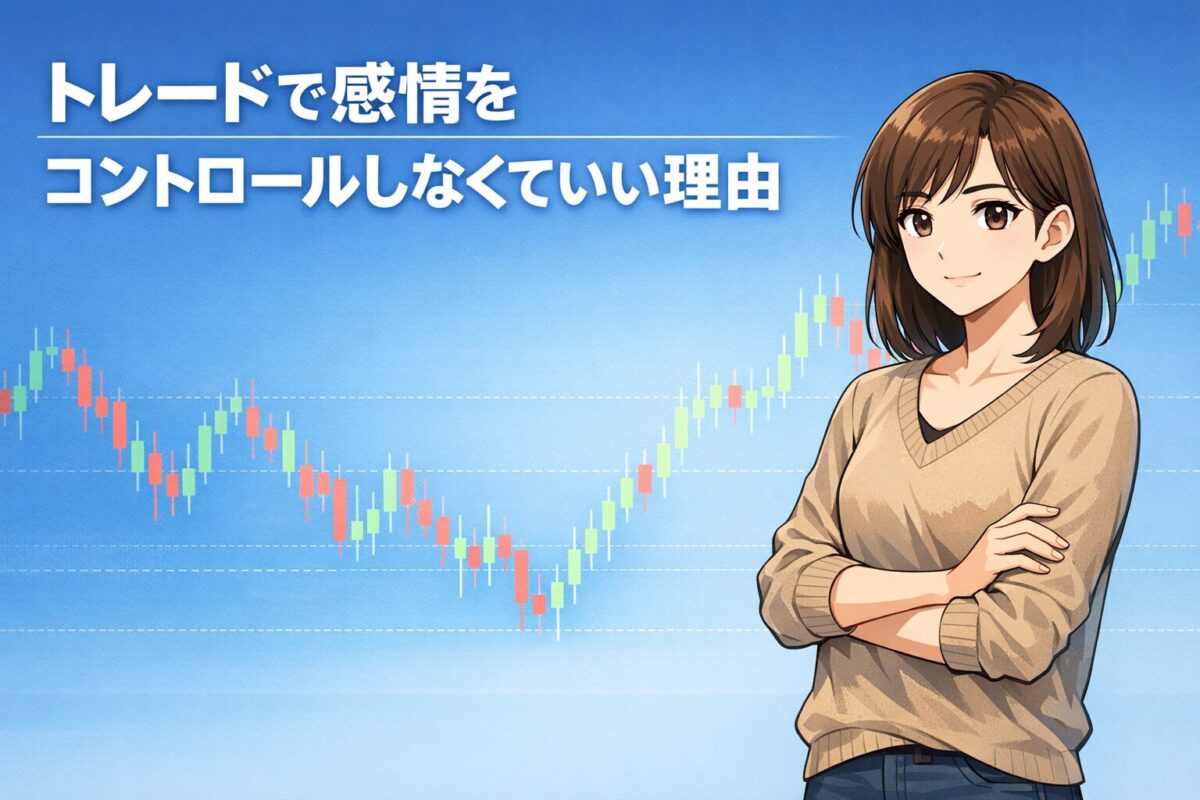 トレードで感情に振り回される原因を大数の法則と確率の視点から解説するアイキャッチ画像