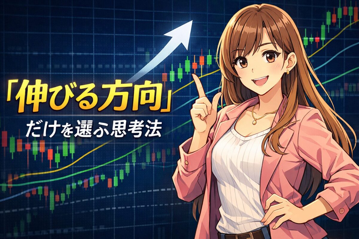 FXで伸びる方向だけを選ぶトレンドフォローの思考法と順張り戦略