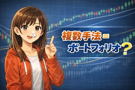 単なる複数手法の利用と本来のリスクヘッジを目的とした資金分散の違い