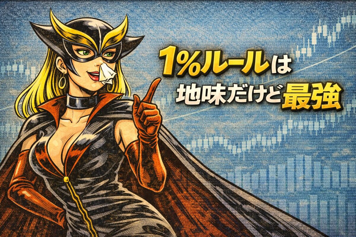 地味だけど最強のFX手法「1%ルール」が資金管理において合理的で勝てる理由