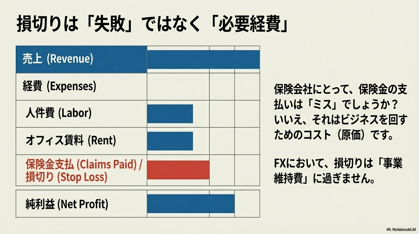 損切りは失敗ではなくビジネスの必要経費