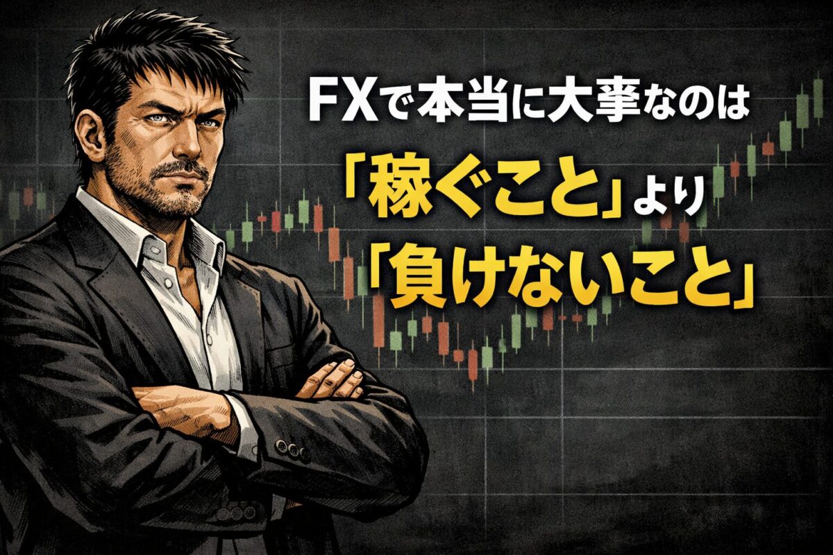 FXで利益よりも損失回避を重視するトレーダーの基本的な考え方を示したアイキャッチ画像