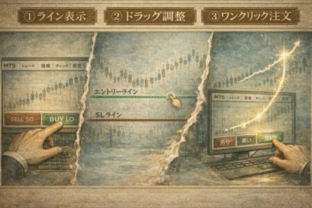 LimitOrderV3の使い方｜BUY LO/SELL LOでライン表示→調整→ワンクリックで指値注文